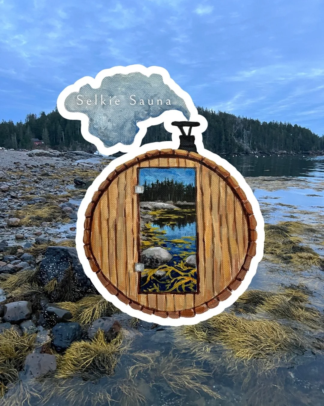 The Otter - Selkie Sauna Sticker