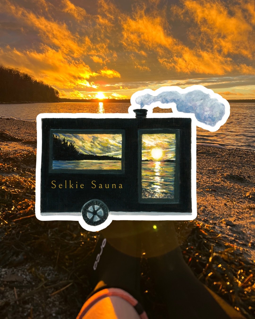 The Raven - Selkie Sauna Sticker