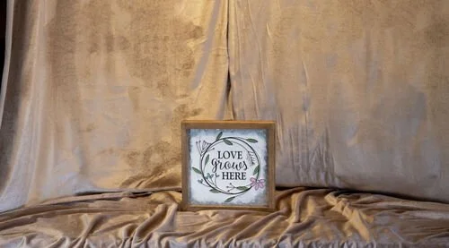 Love Grows Here Sign