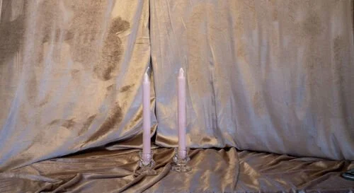 Mini Glass Candlesticks