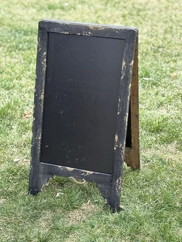  Black Easel Chalkboard #2