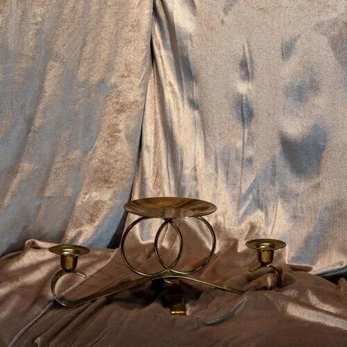 Short Gold Candelabra