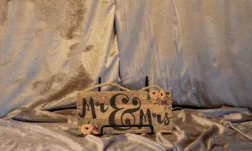 Mr + Mrs Sign