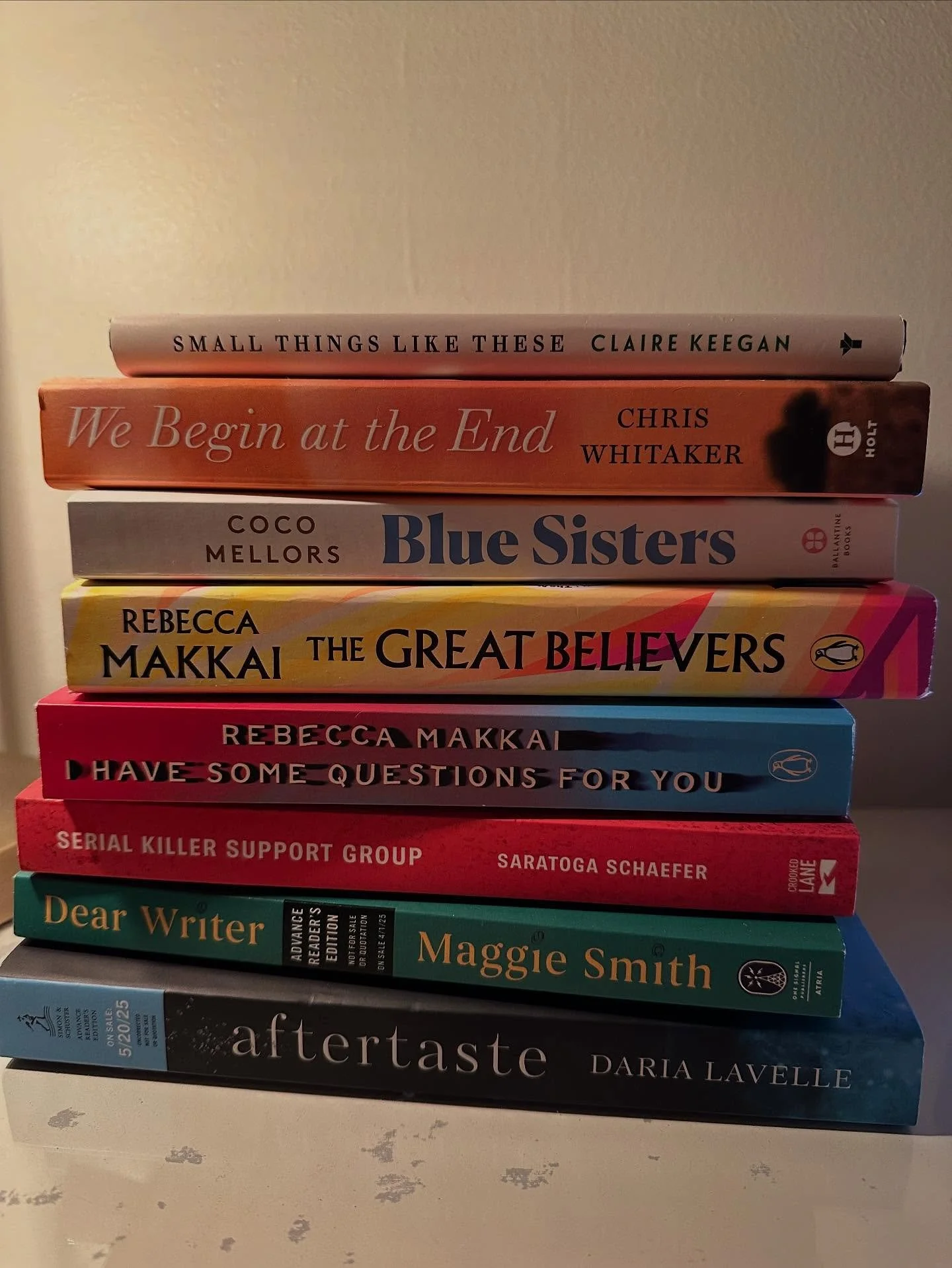 I have a TBR a million miles long but here are a few books that are on the most immediate priority list&hellip; Some of these I already started and then got distracted (through no fault of the book) and got pulled in a different direction, so I&rsquo