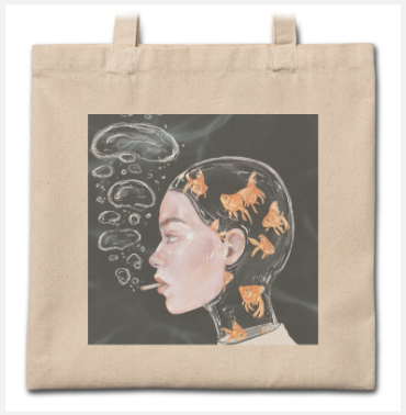 Bubble Brain Tote Bag