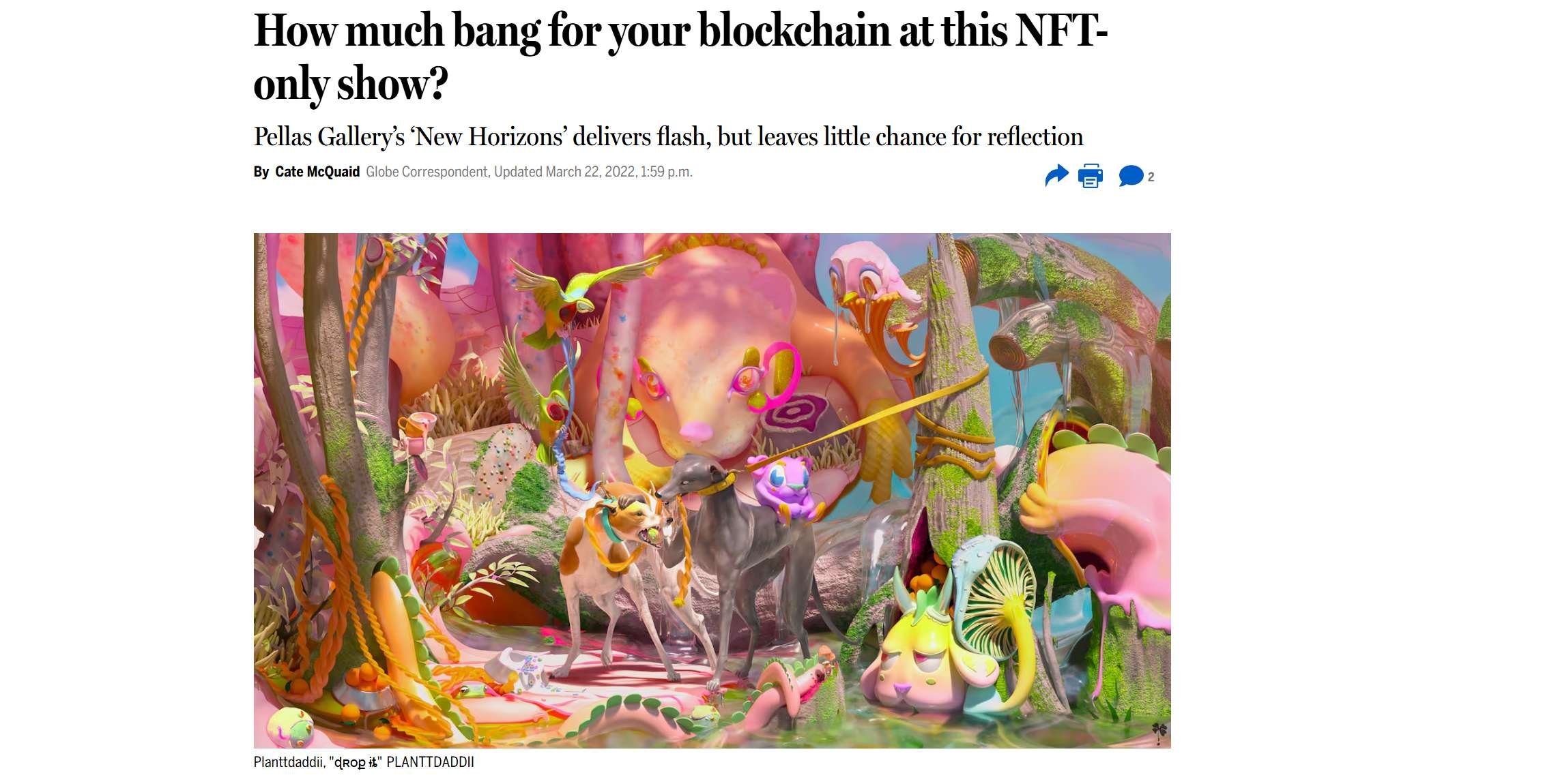 Article in The Boston Globe