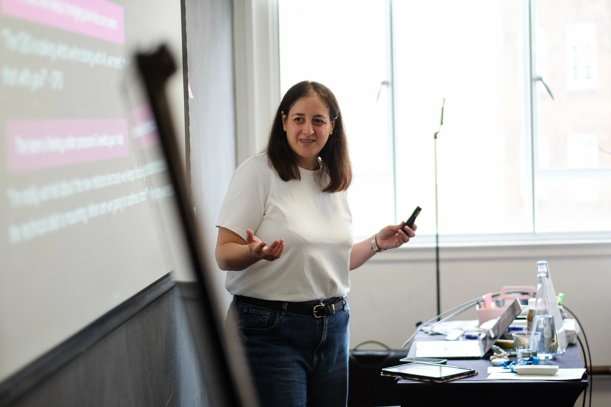 Caroline Clark leading a workshop at Mind the Product Conference 2026