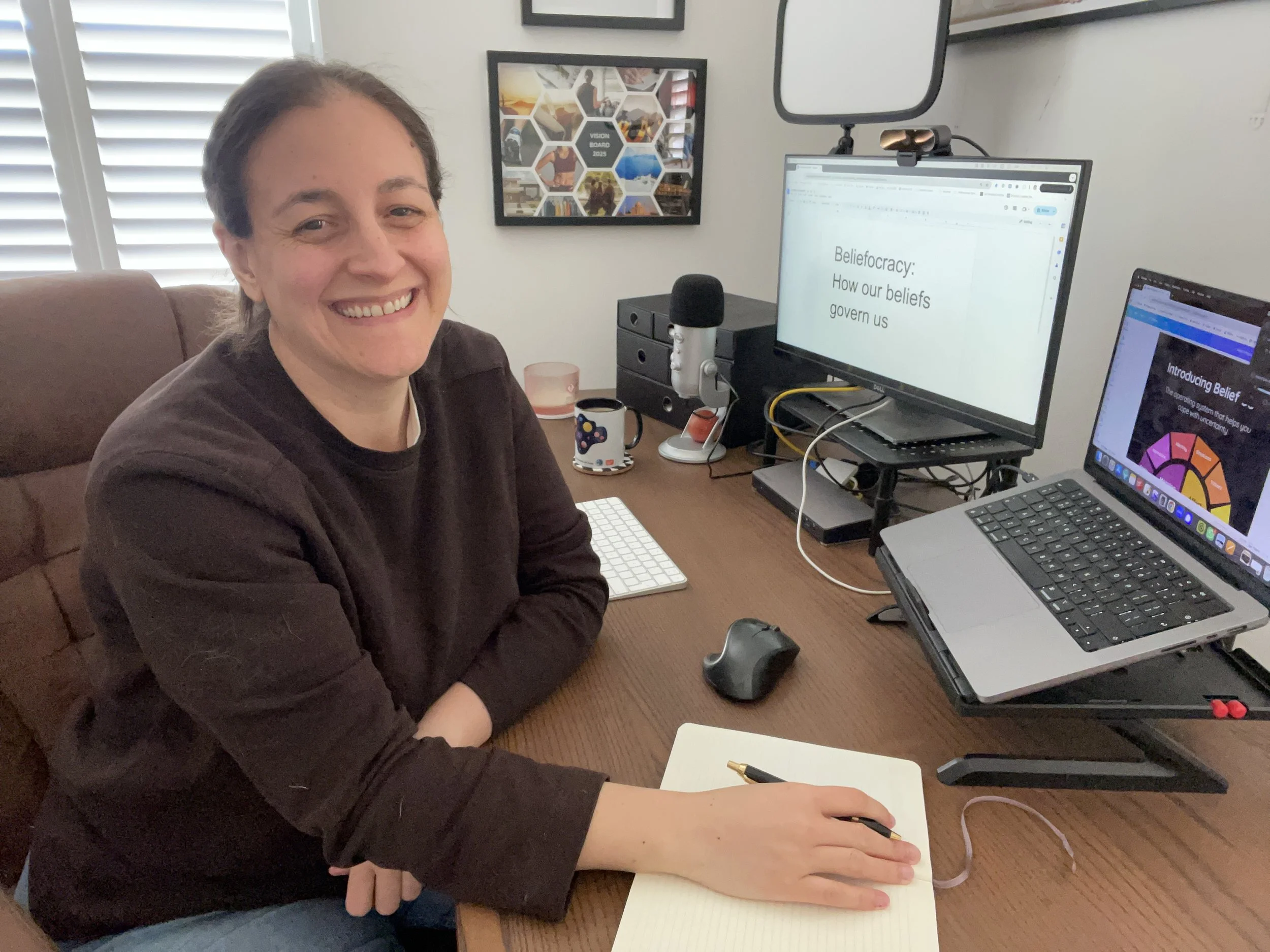 Caroline Clark writing Beliefocracy