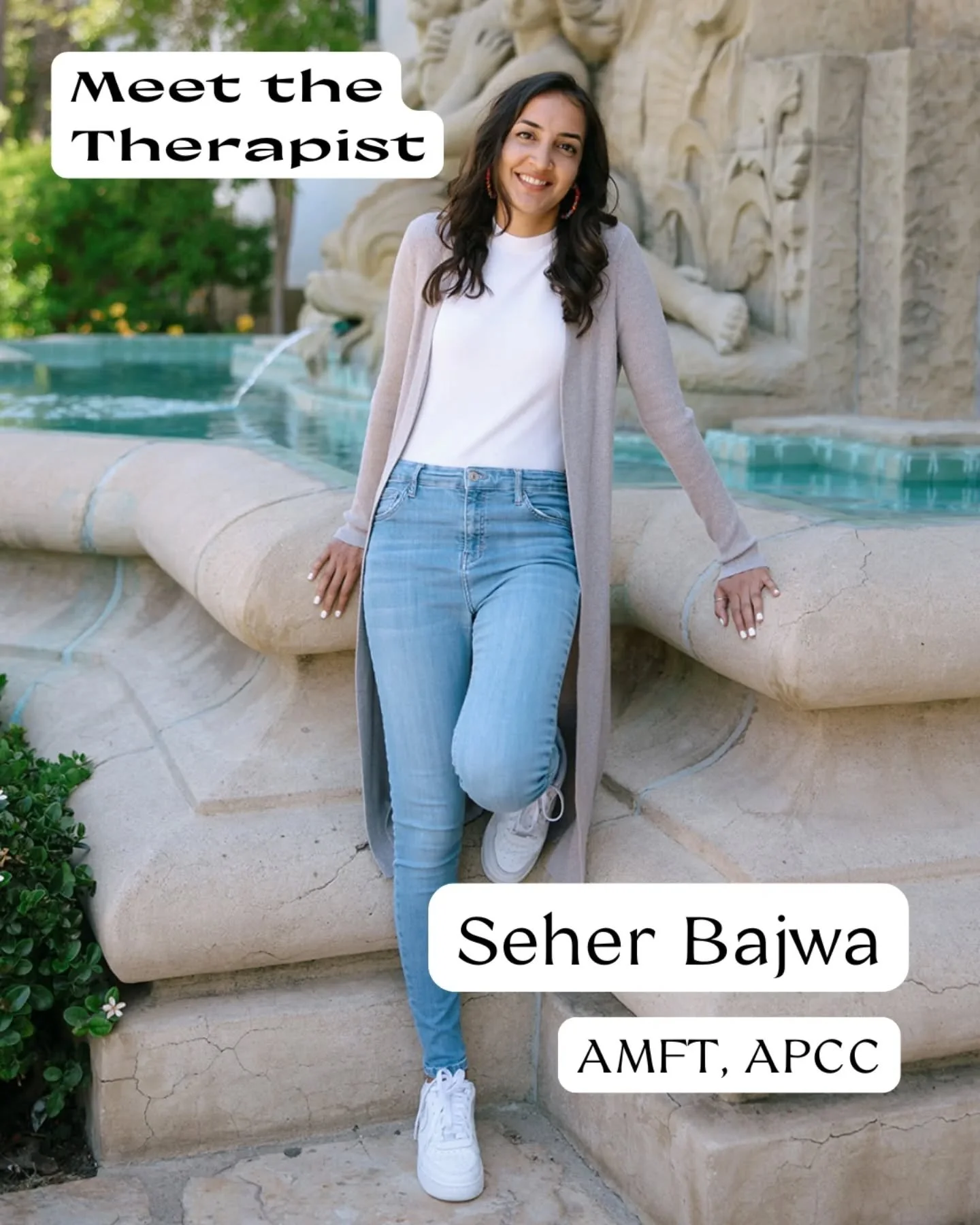 Meet Seher!

If you&rsquo;ve ever felt caught between cultures, family expectations, and your own path, Seher gets it. As a South Asian Muslim therapist with roots in Pakistan, Britain, India, and Ireland, she brings deep understanding to the experie