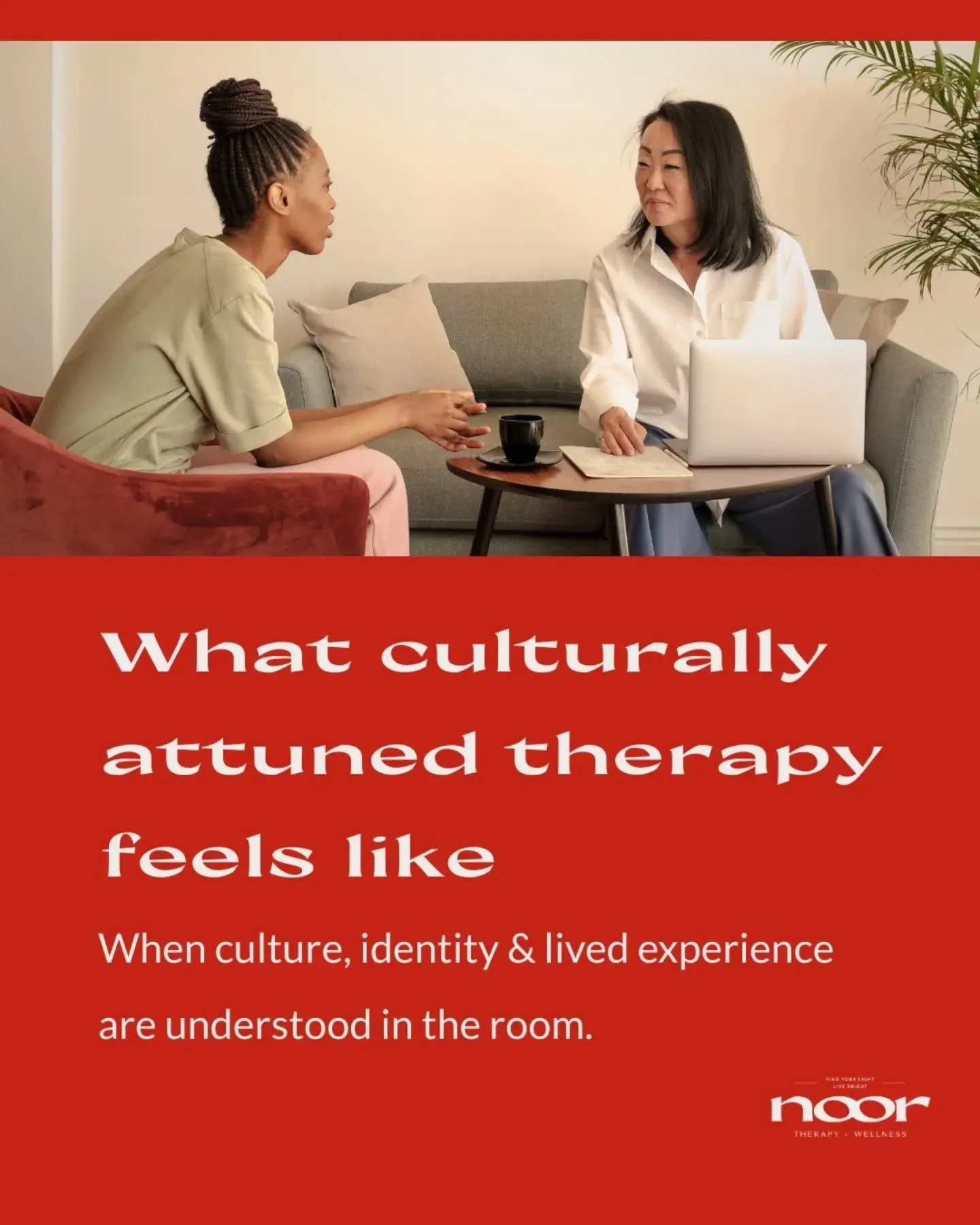Therapy should not require you to explain your culture before you can talk about your life.

For many people, identity, family expectations, immigration stories, and cultural values shape how stress, relationships, and boundaries show up.

When thera