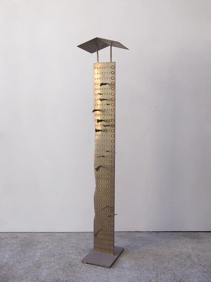 Dream Pagoda

Charles Splady

2010

84&rdquo; x 16&rdquo; x 17&rdquo;

Bronze, Steel

#ArtForInteriors #BayAreaArtist #OaklandArt # #AbstractForm  #CaliforniaArtist #ContemporarySculpture #ModernSculpture #MetalSculpture #BronzeSculpture