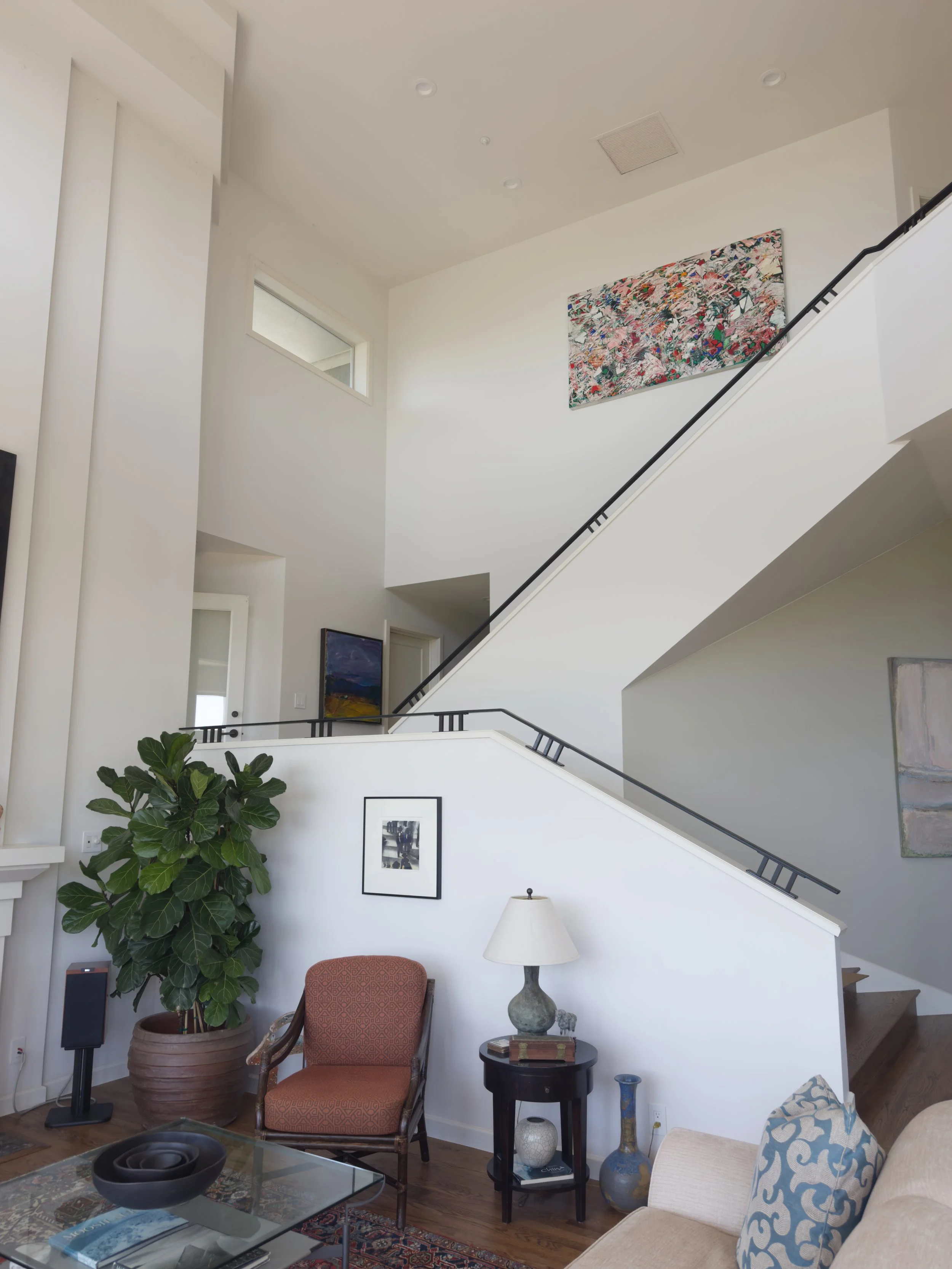 custom architectural metalwork custom metal handrail Tiburon, california