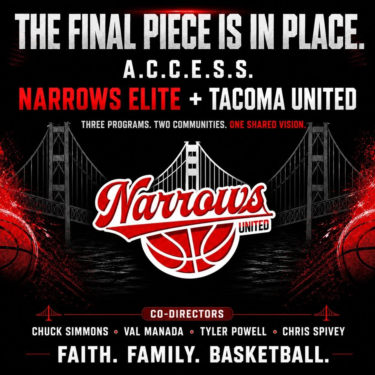 This didn&rsquo;t happen overnight.

Narrows Elite was built with a purpose. Tacoma United was built with a purpose. And A.C.C.E.S.S. was built with a purpose.

Three programs. Different journeys. Different histories. Different leaders investing coun