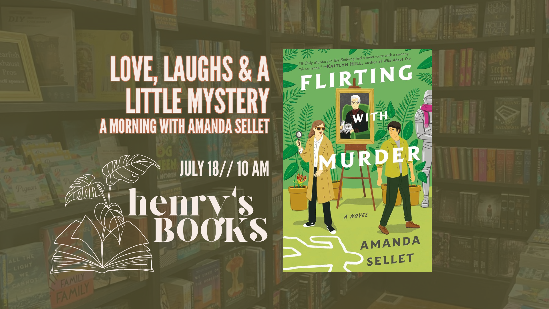 Love, Laughs &amp; a Little Mystery: A Morning with Amanda Sellet
