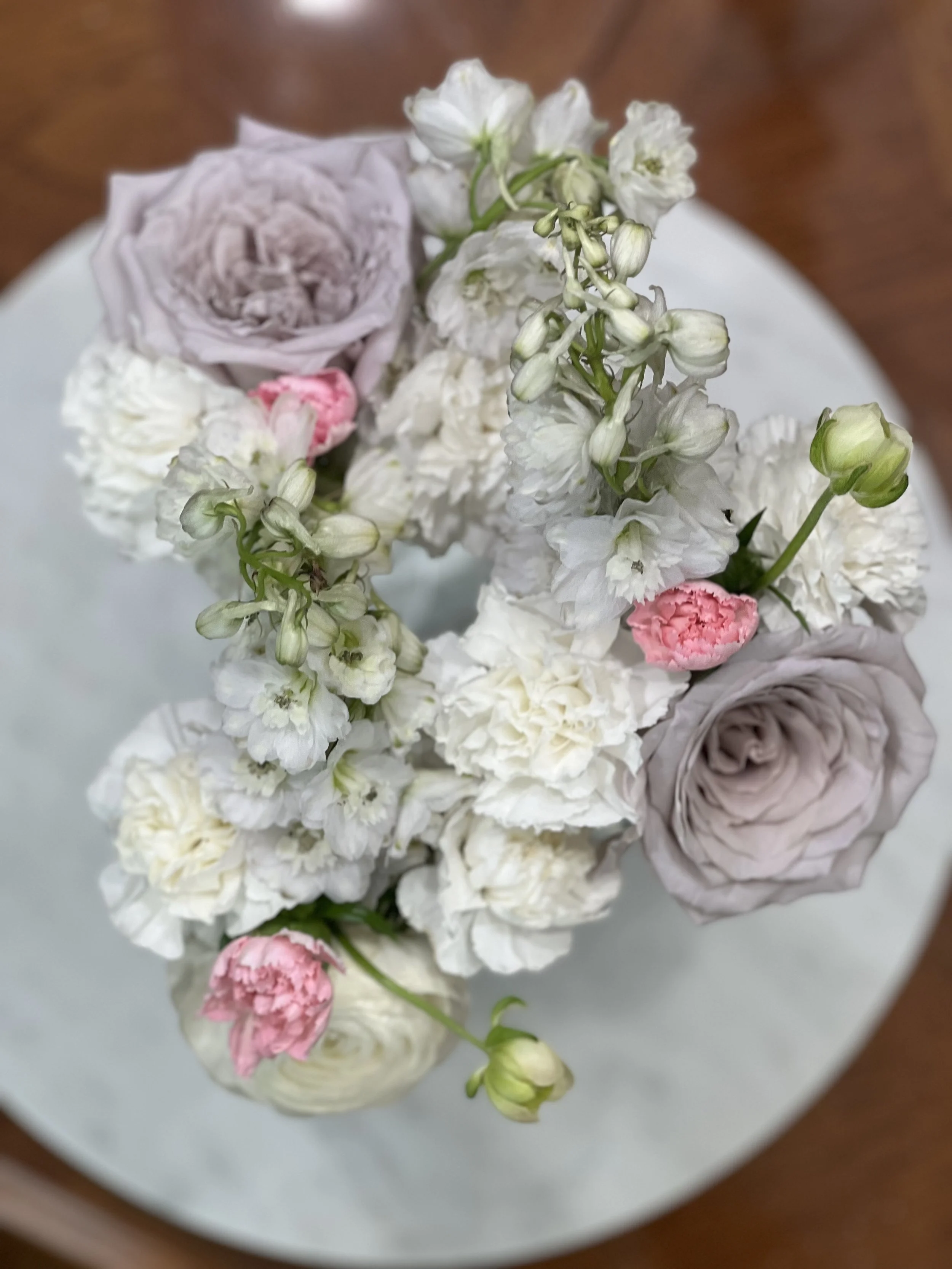 F&N Elopement Mini Centerpieces