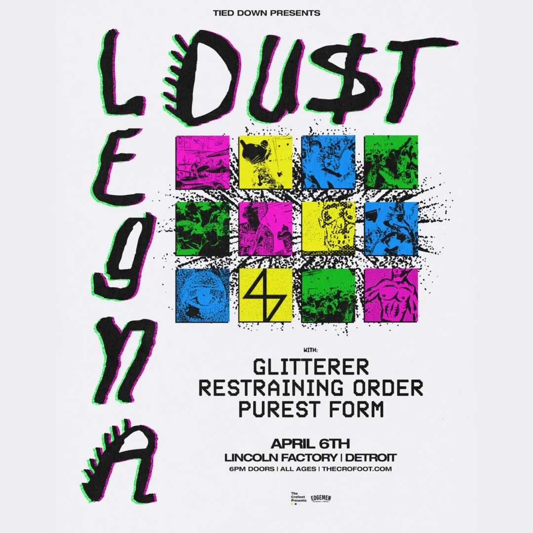 ANGEL DU$T, GLITTERER, RESTRAINING ORDER, & pUREST FORM @ LINCOLN FACTORY DETROIT