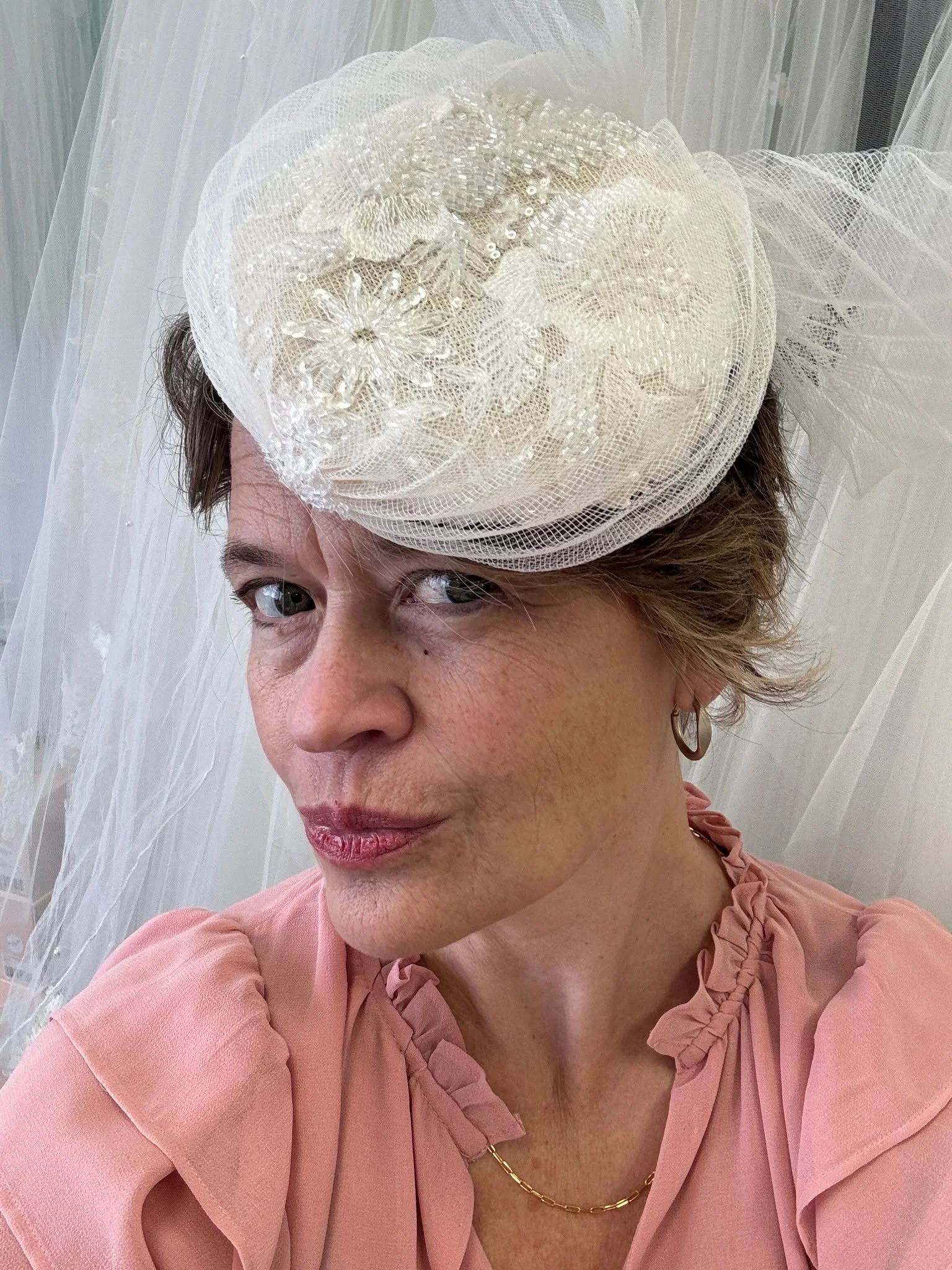 Wed Co exists for those who don&rsquo;t quite see themselves in a traditional bridal store.

(Yes, I had a little fun trying things on a few days back!)

We believe wedding wear should feel personal, thoughtful, and aligned with what matters to you &