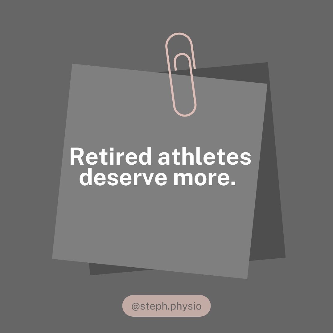 Your body deserves more.⁠
.⁠
Going through competitive sport you have all the support in the world. Physio, chiro, trainer, nutritionist, therapist. And then when the sport ends all that just goes with it.⁠
.⁠
But your body has been through a lottttt