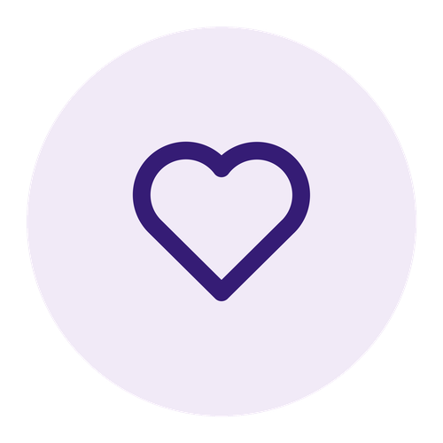 Logo of a heart, private appointments.