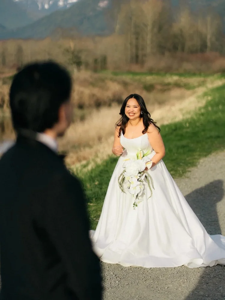 Bride Ynah in the Adell gown by Kira Nova — Ethereal Bridal