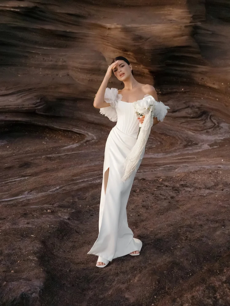 Bride Valeriia in the Adel gown by Tatiana Kaplun — Ethereal Bridal