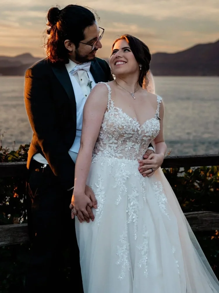 Bride Helena in the Amanda gown by Angeo — Ethereal Bridal