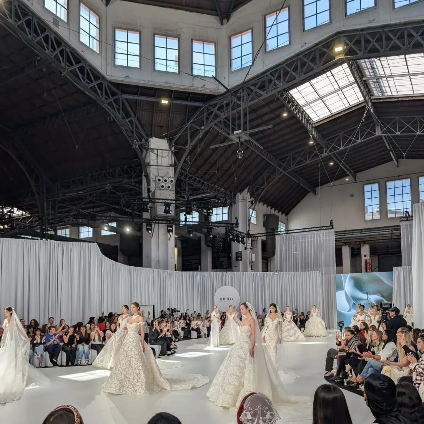 barcelona bridal fashion week show