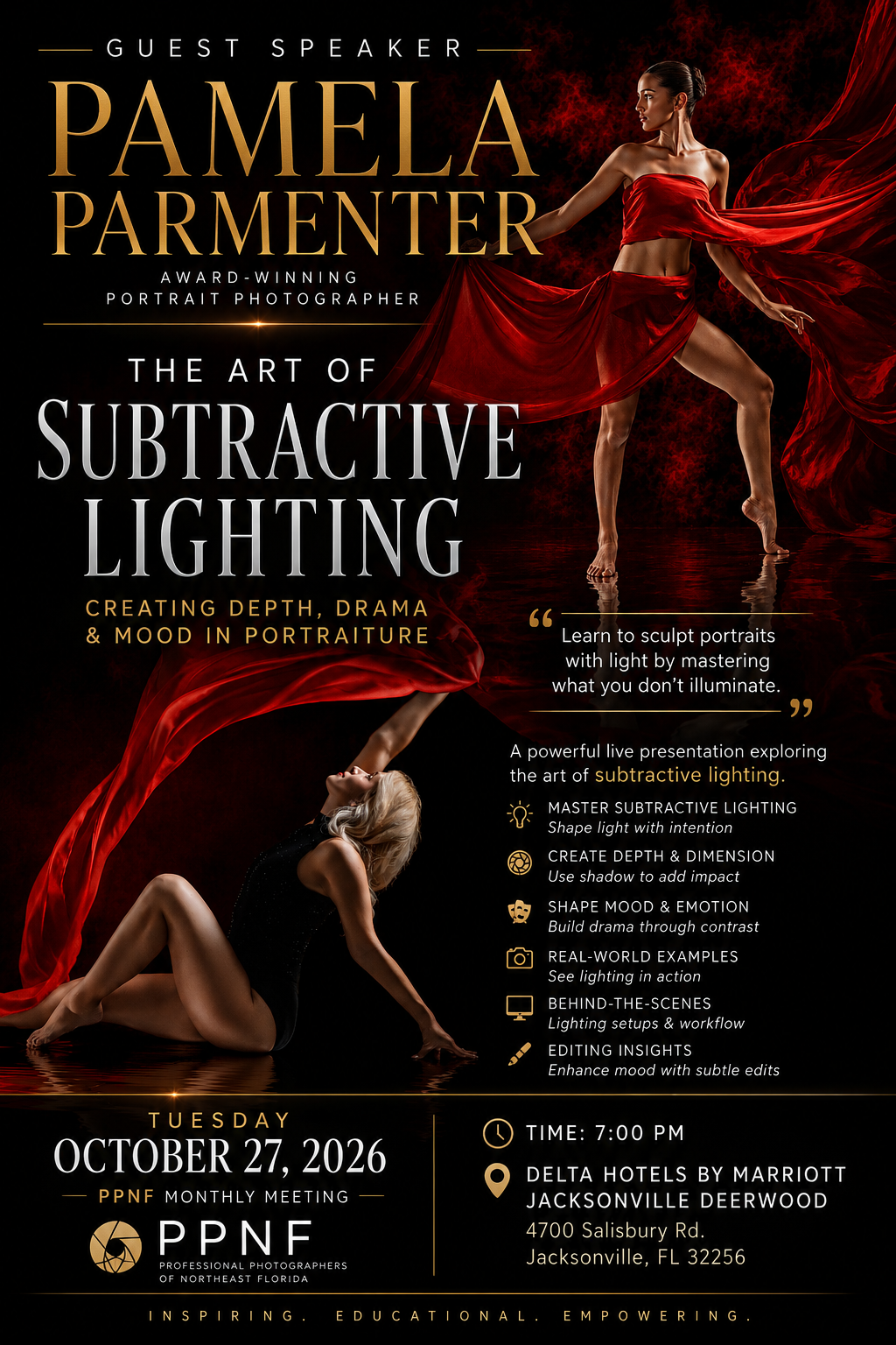 The Art of Subtracting Lighting