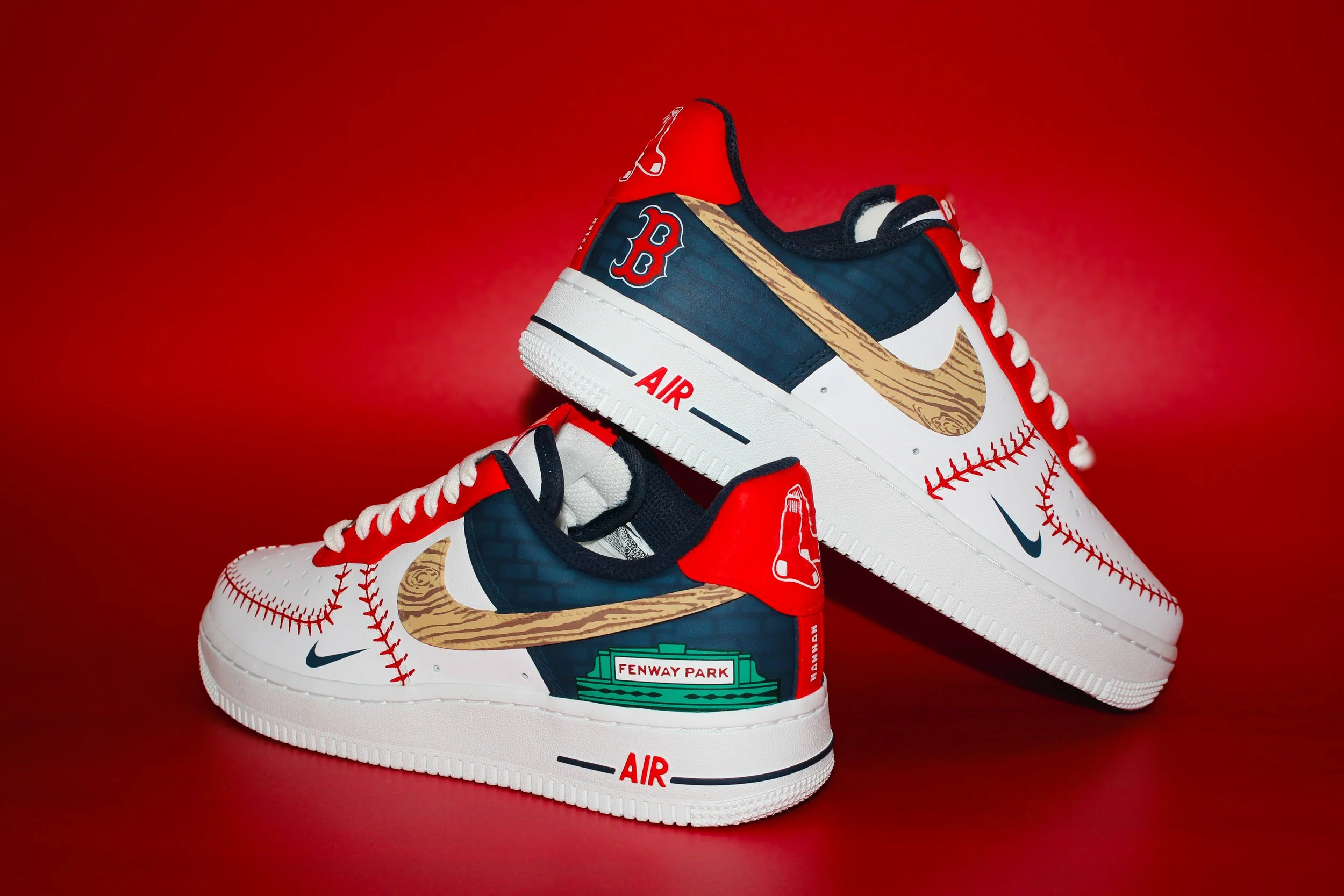 Custom Sneakers for Boston Red Sox MLB Opening Day (2025)