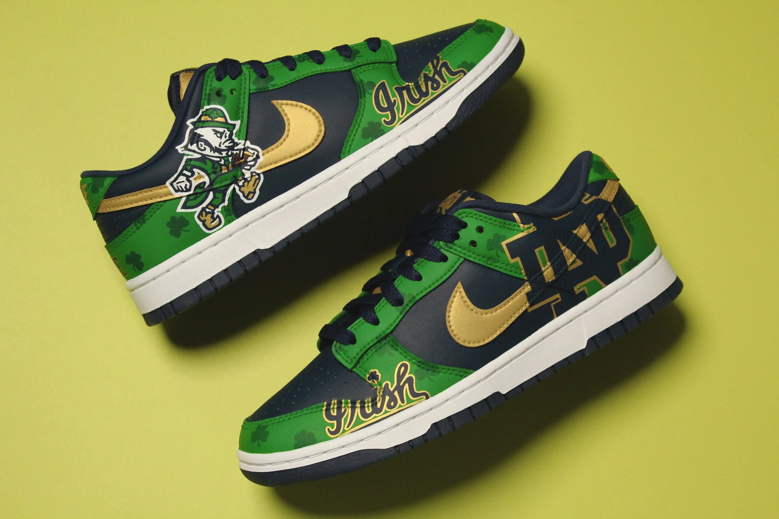 Notre Dame Football Custom Dunk Lows (2025)