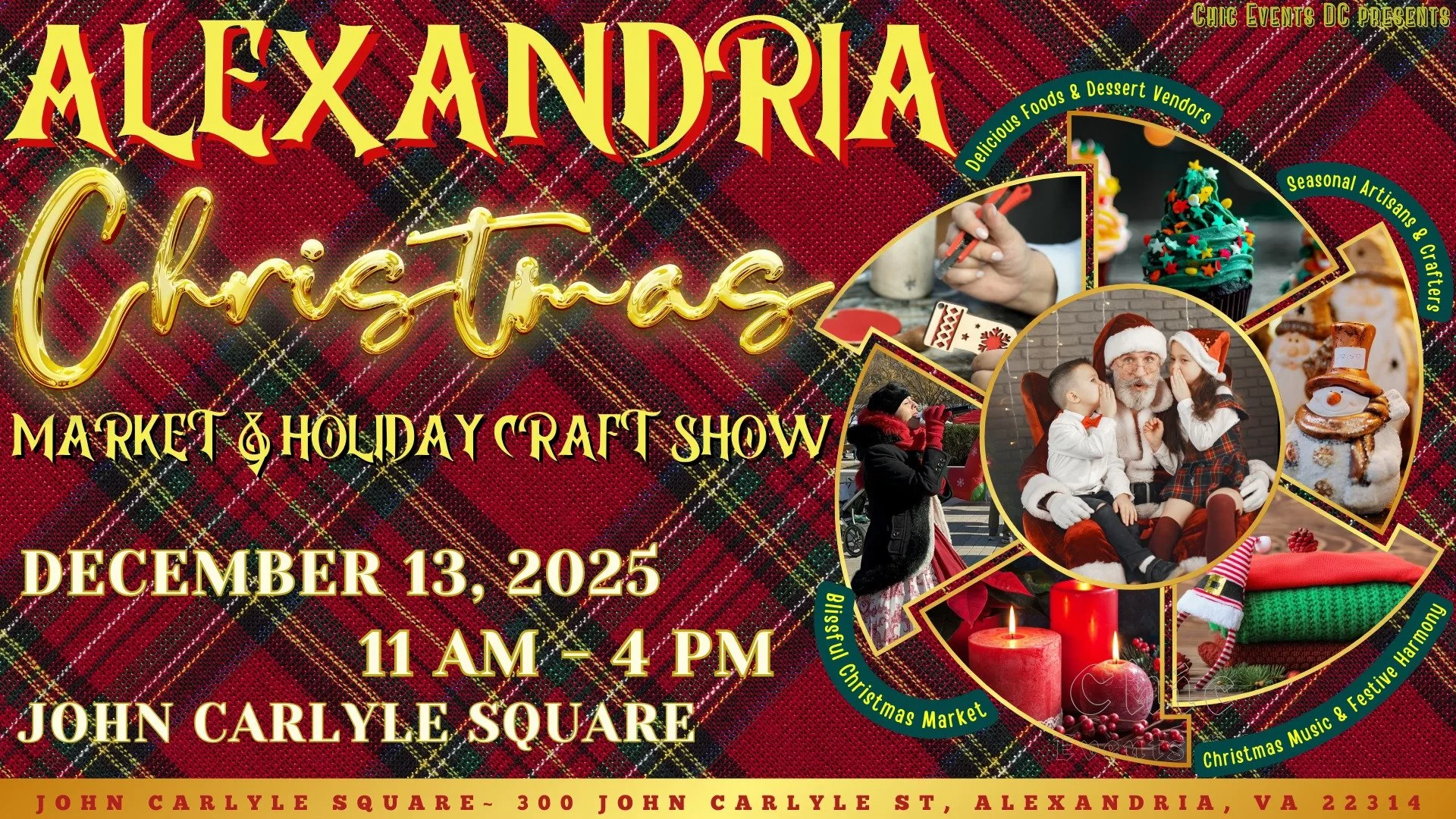 🎄✨ Alexandria Christmas Market & Holiday Craft Show ✨