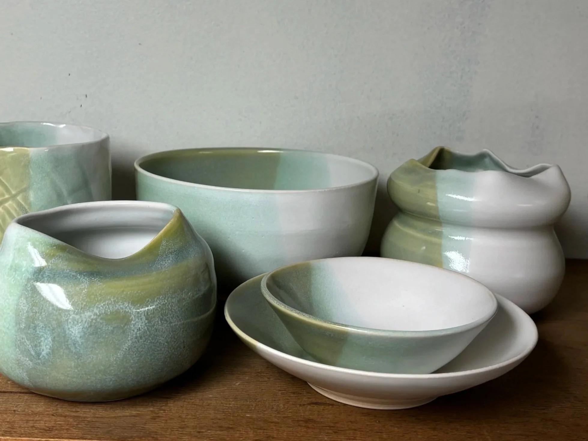 #24 collection of bowls and vases 