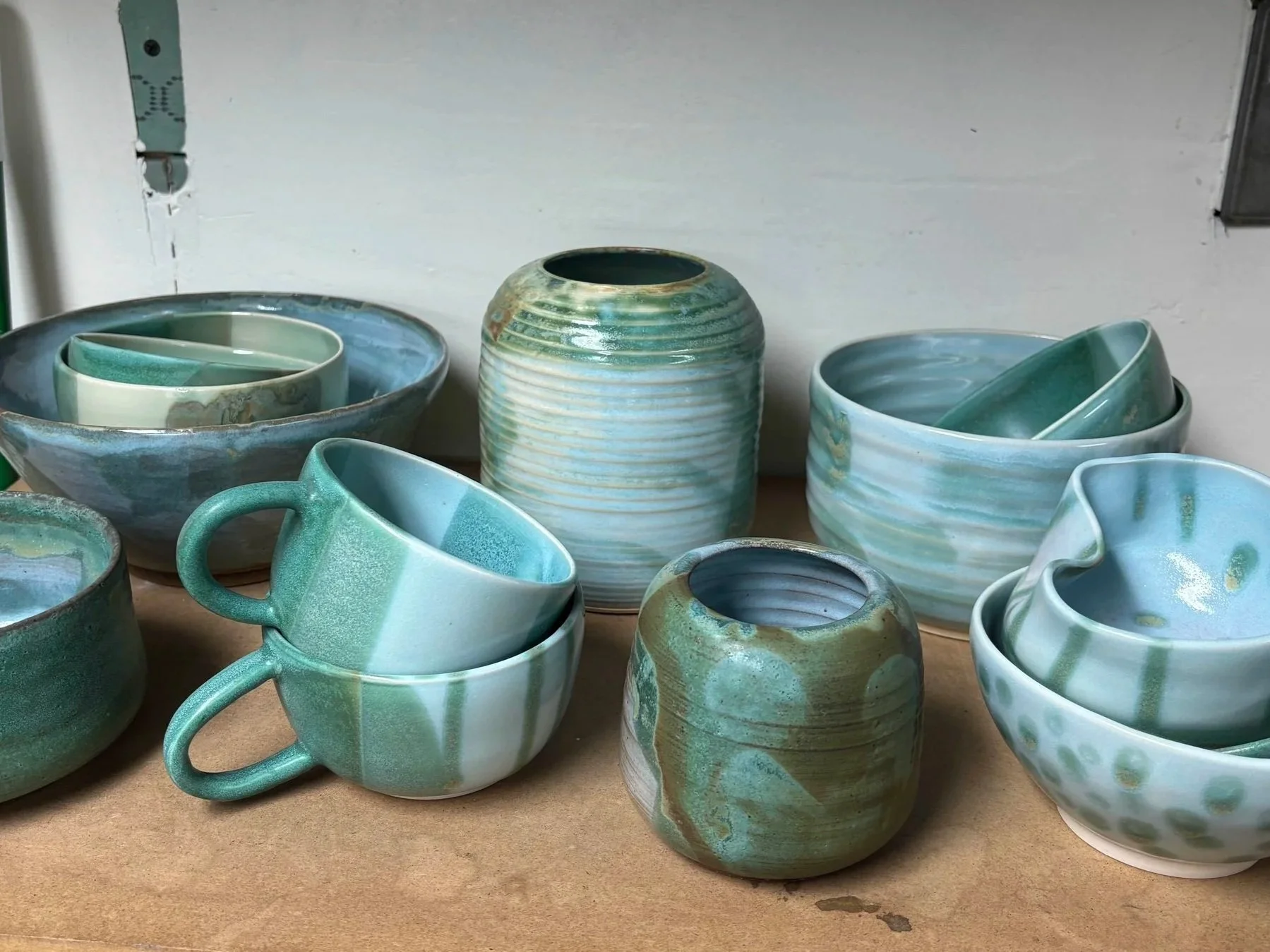 #30 collection of vases, bowls, mugs