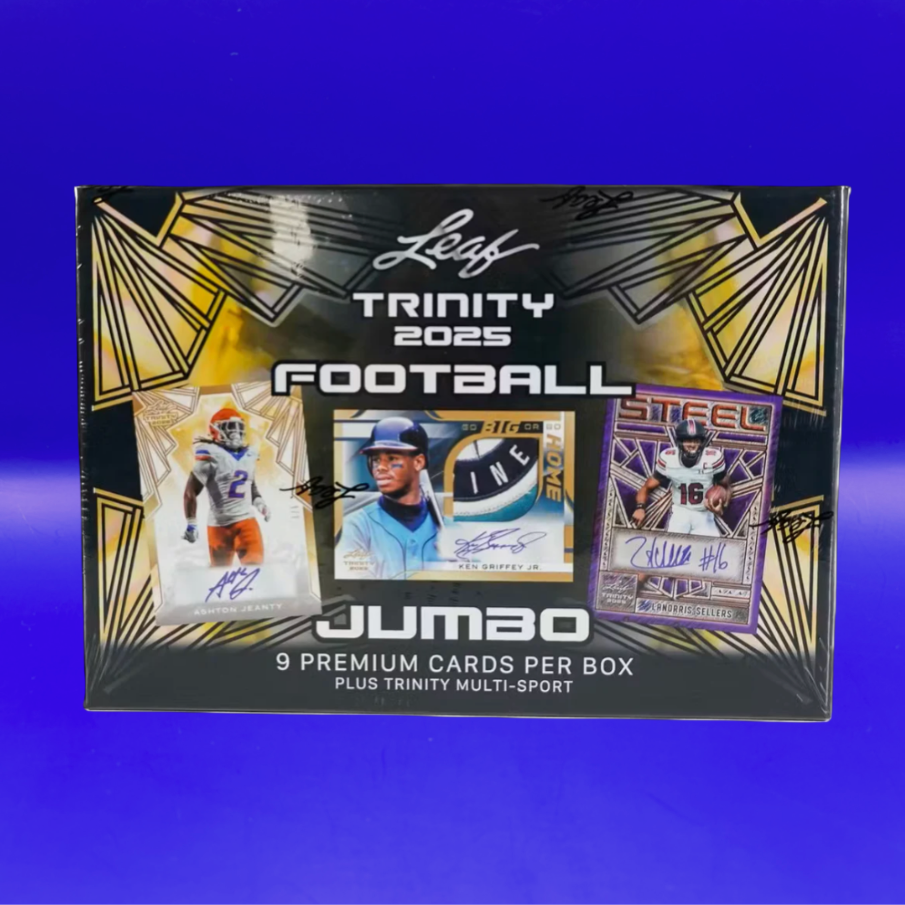 2025 Leaf Trinity Football Hobby Jumbo Box