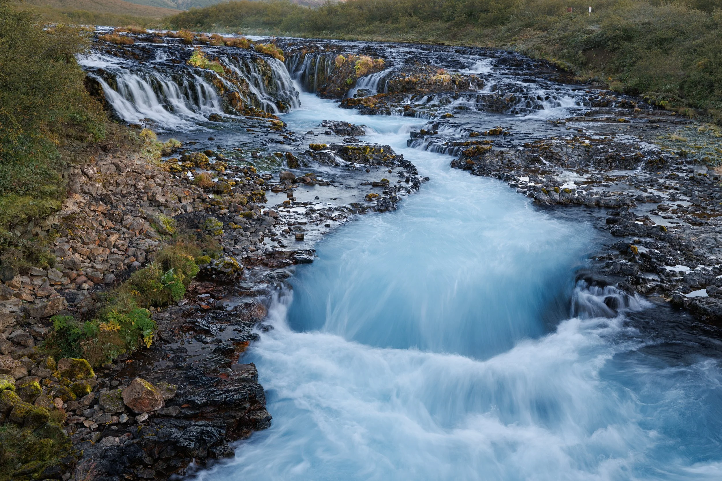 "Magic and Thunder". Bruarfoss, ICELAND 2026. Drove two hours on gravel roads before sunrise, not entirely sure where I was going. Then the ground just... opened up. Bruarfoss doesn't announce itself. It swirls, pulls, breathes. Standing at the edge,