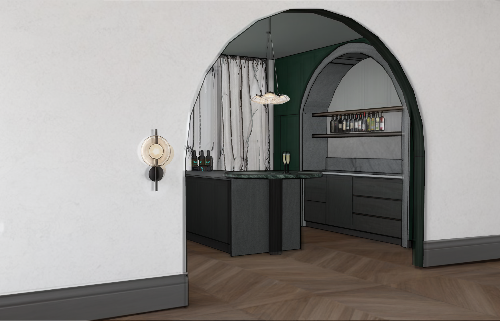 House extension with full interior design service hobart