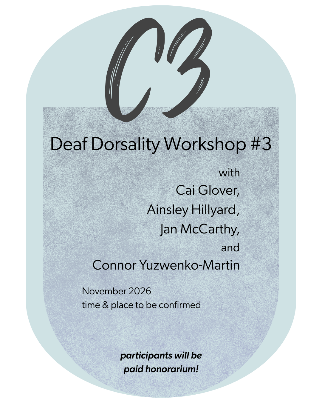 Cool blue graphic in a pill shape with a textured inlay containing most of the text. All text info available in body text accompanying this image.