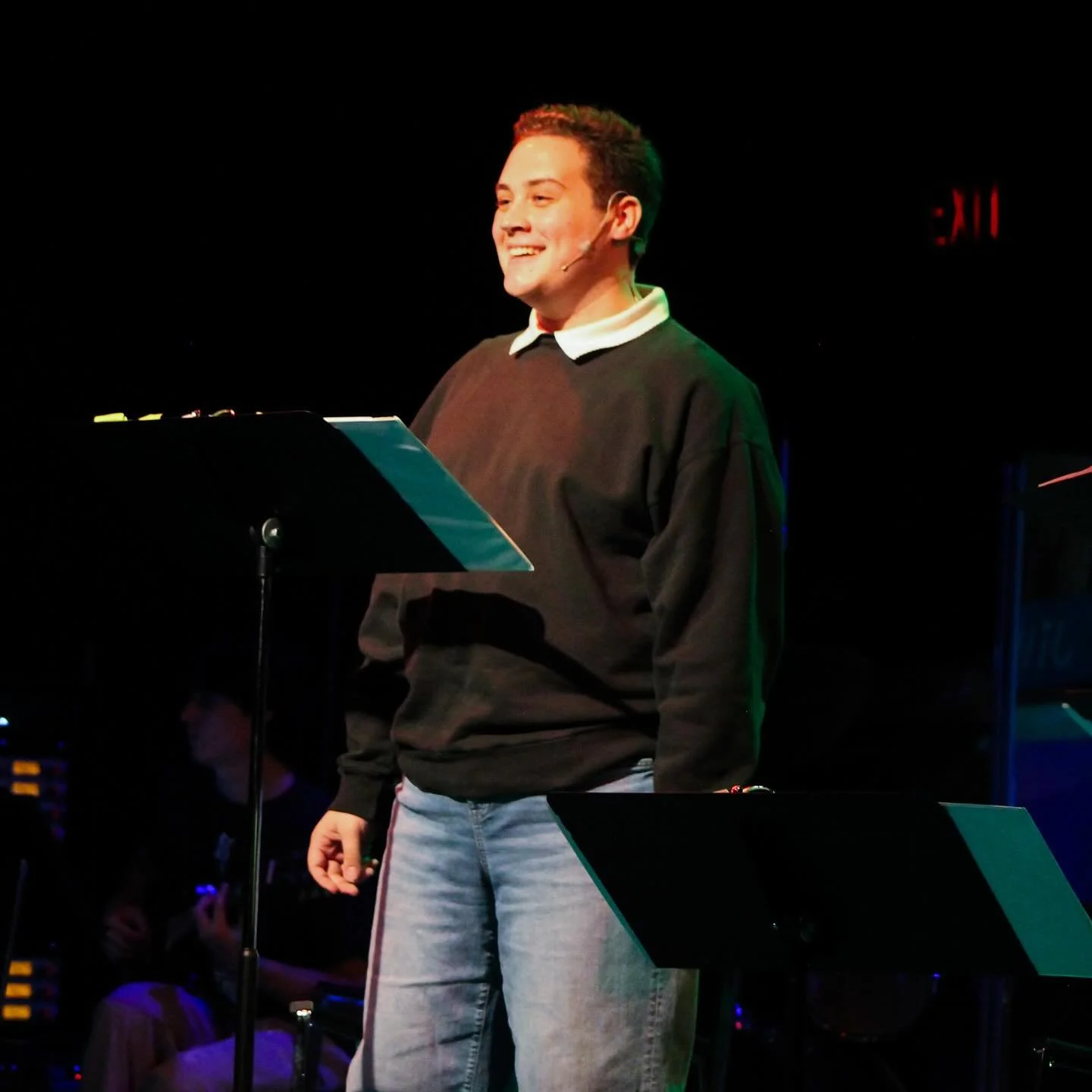 tell the world dump :)

1. a pic to show how happy the music and people in this show made me feel 
2. my fav song to sing 
3. me groovin
4. 😢 song 
5. something that brought me joy 

so thankful for this process, and excited to rest and reflect over