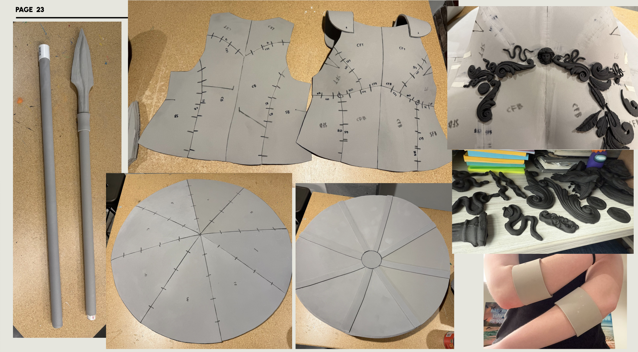 Athena foam armour assembled