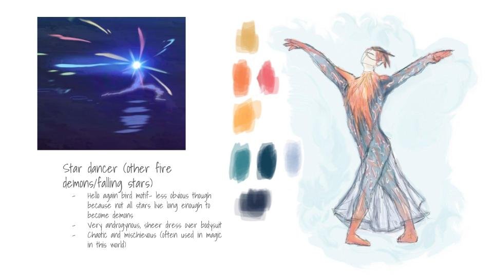 Rendering and info slide: Star Dancers