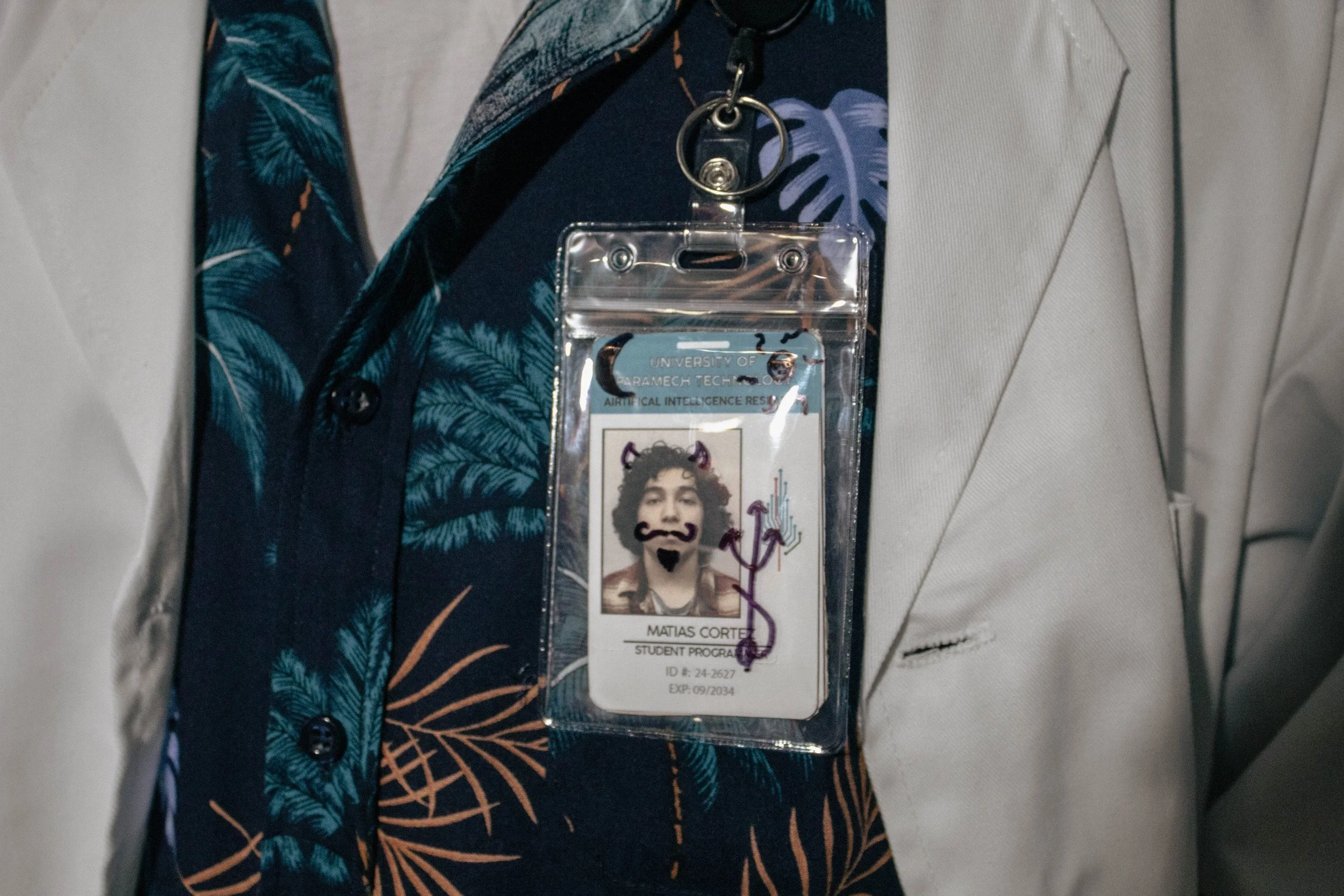 Detail shot of Programmer Badge