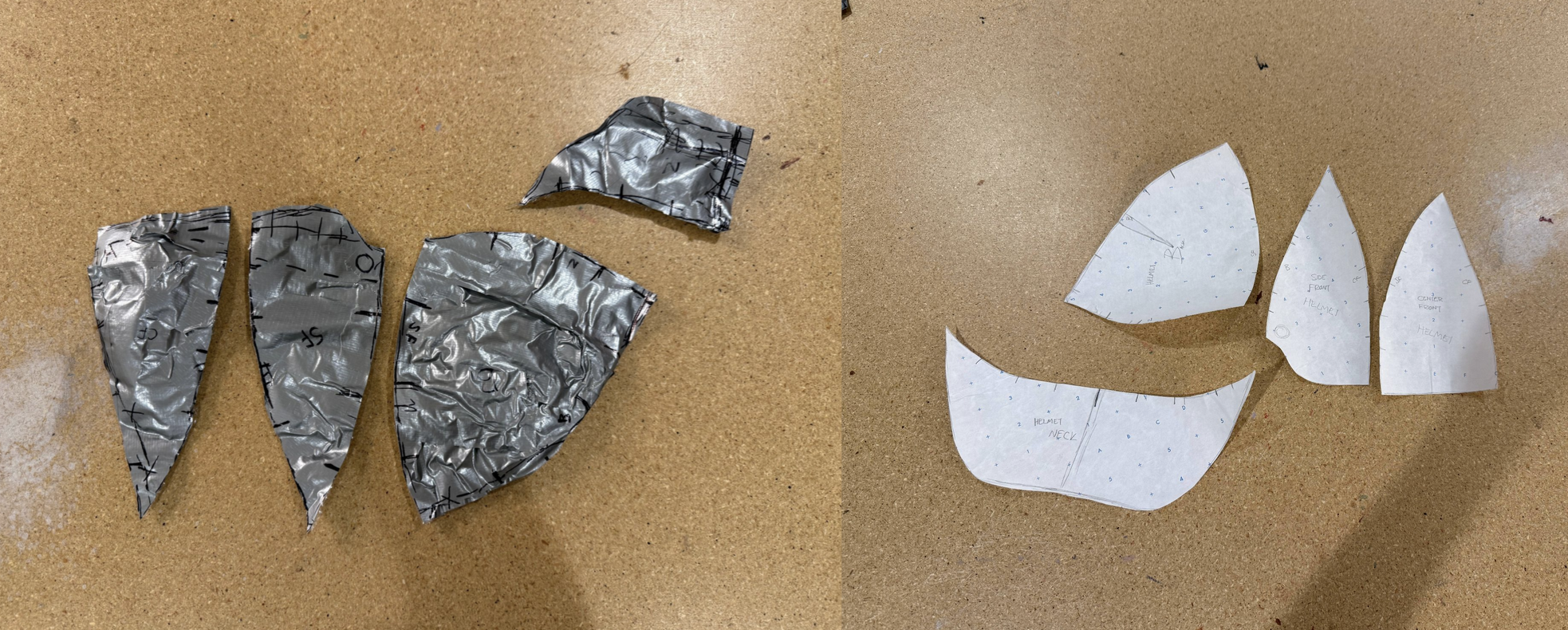 Athena helmet base patterns