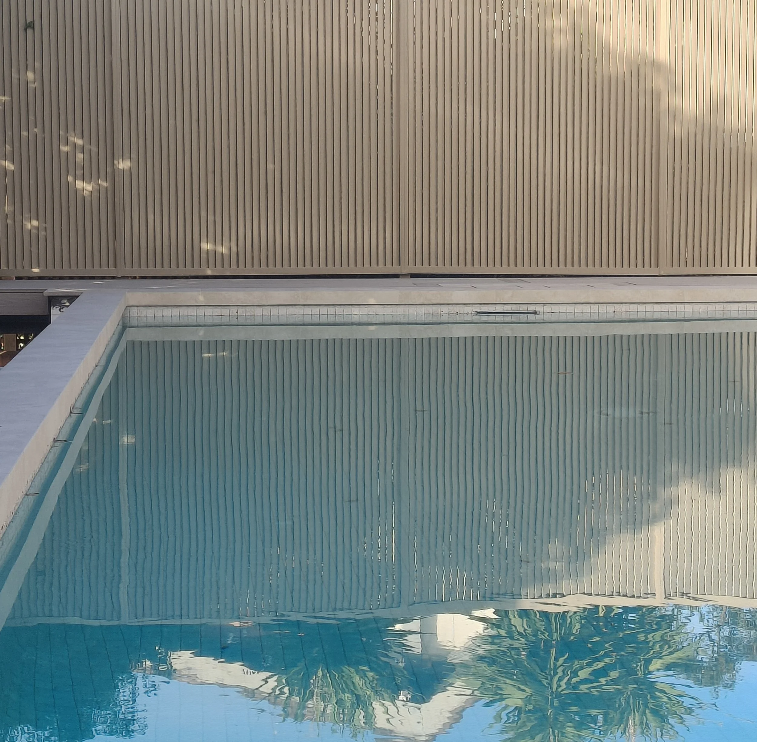 Residential building exterior with pool — PDC structural remediation and waterproofing project, Malvern Victoria