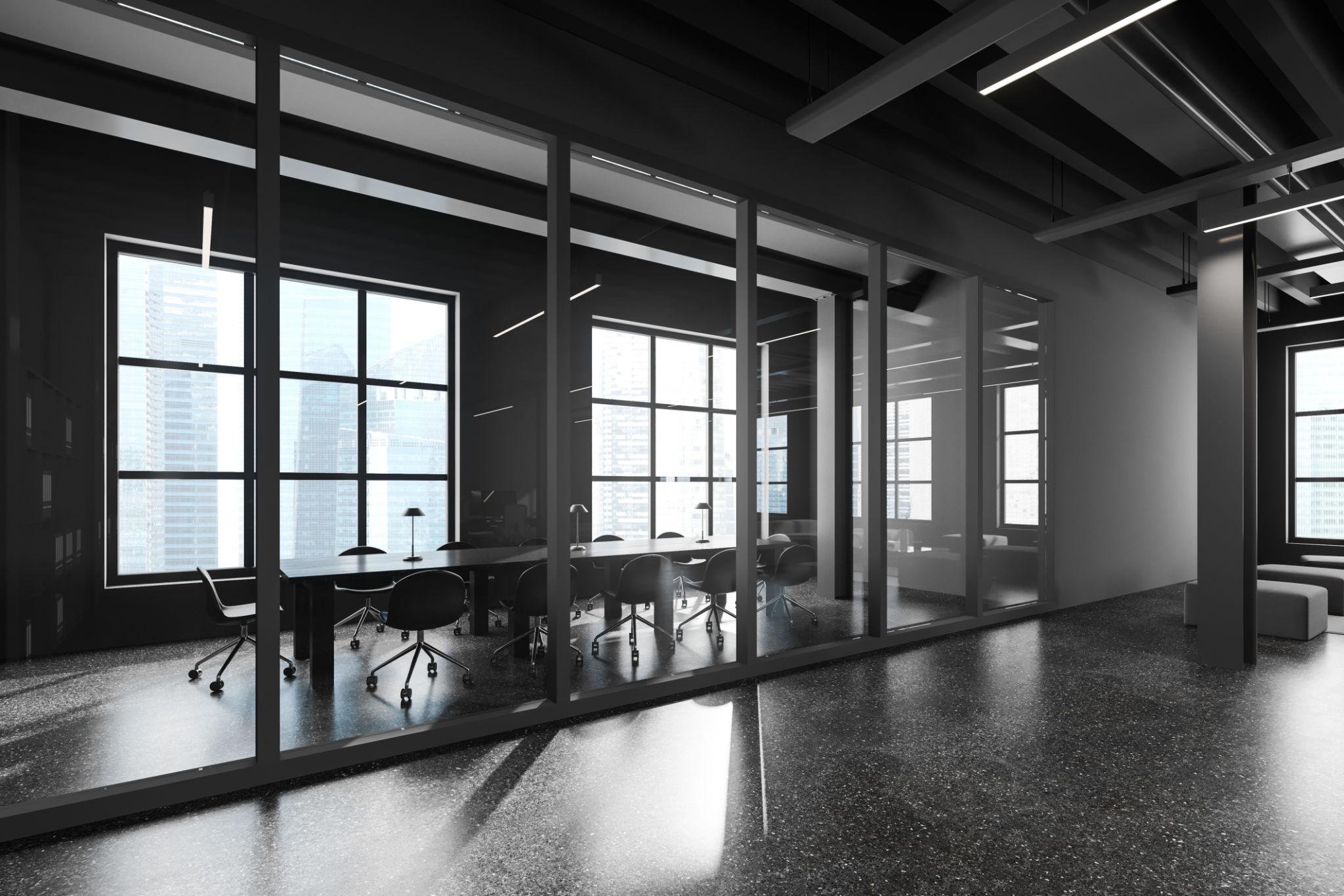 Commercial project management office interior
