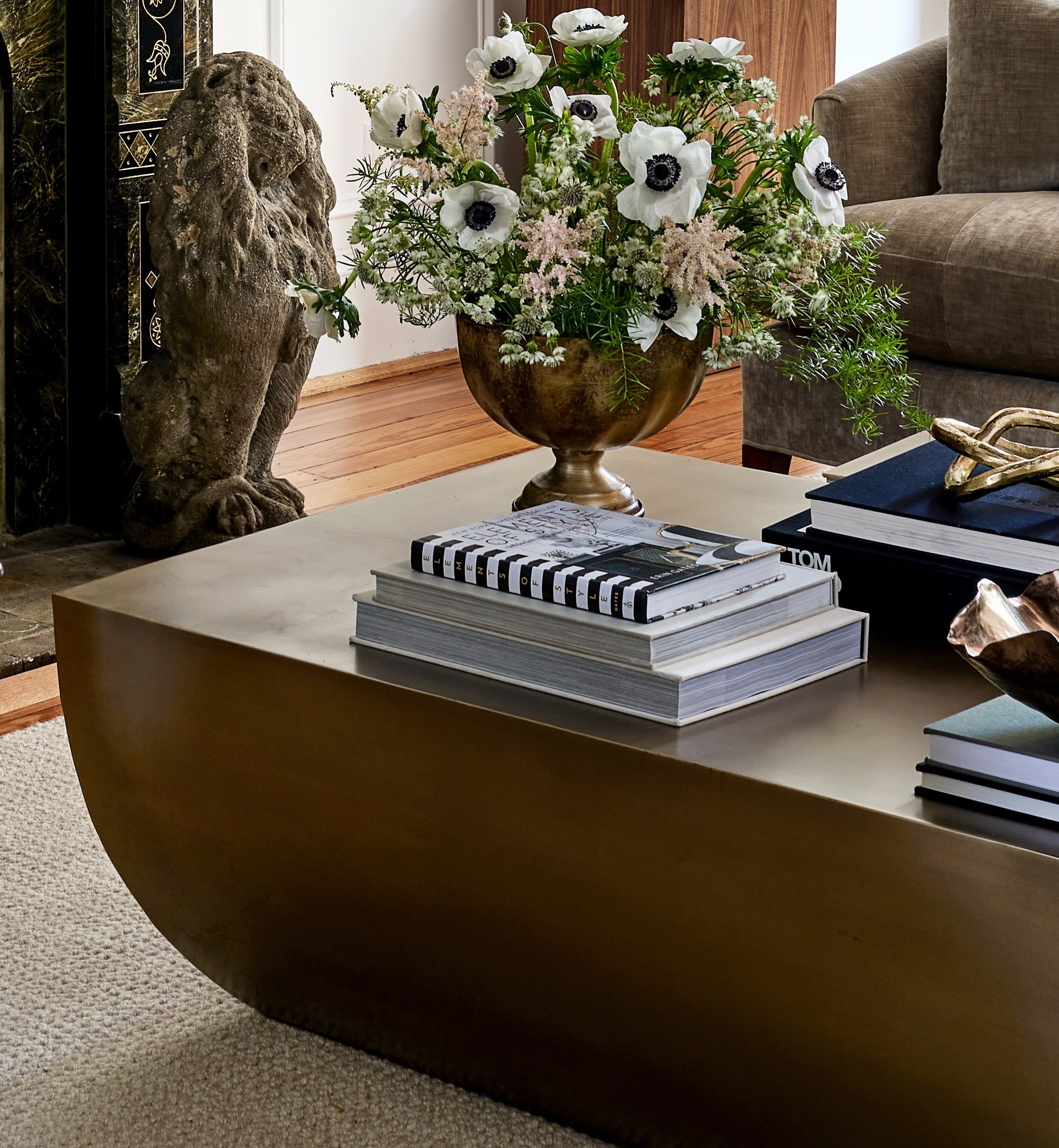 Moody cocktail table style