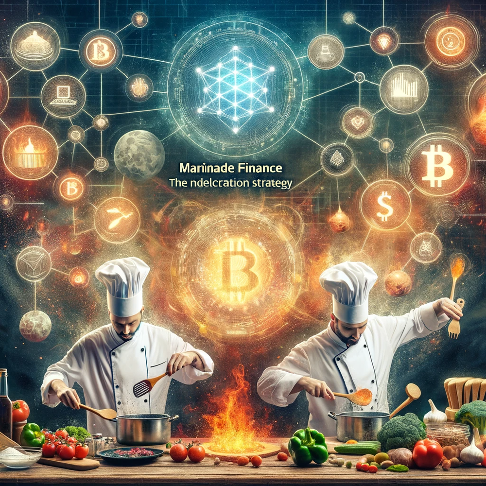 DALL·E 2024-01-04 12.46.31 - An image representing the Master Chefs of Marinade Finance creating the new delegation strategy in a kitchen setting. Imagine chefs in a magical kitch.png