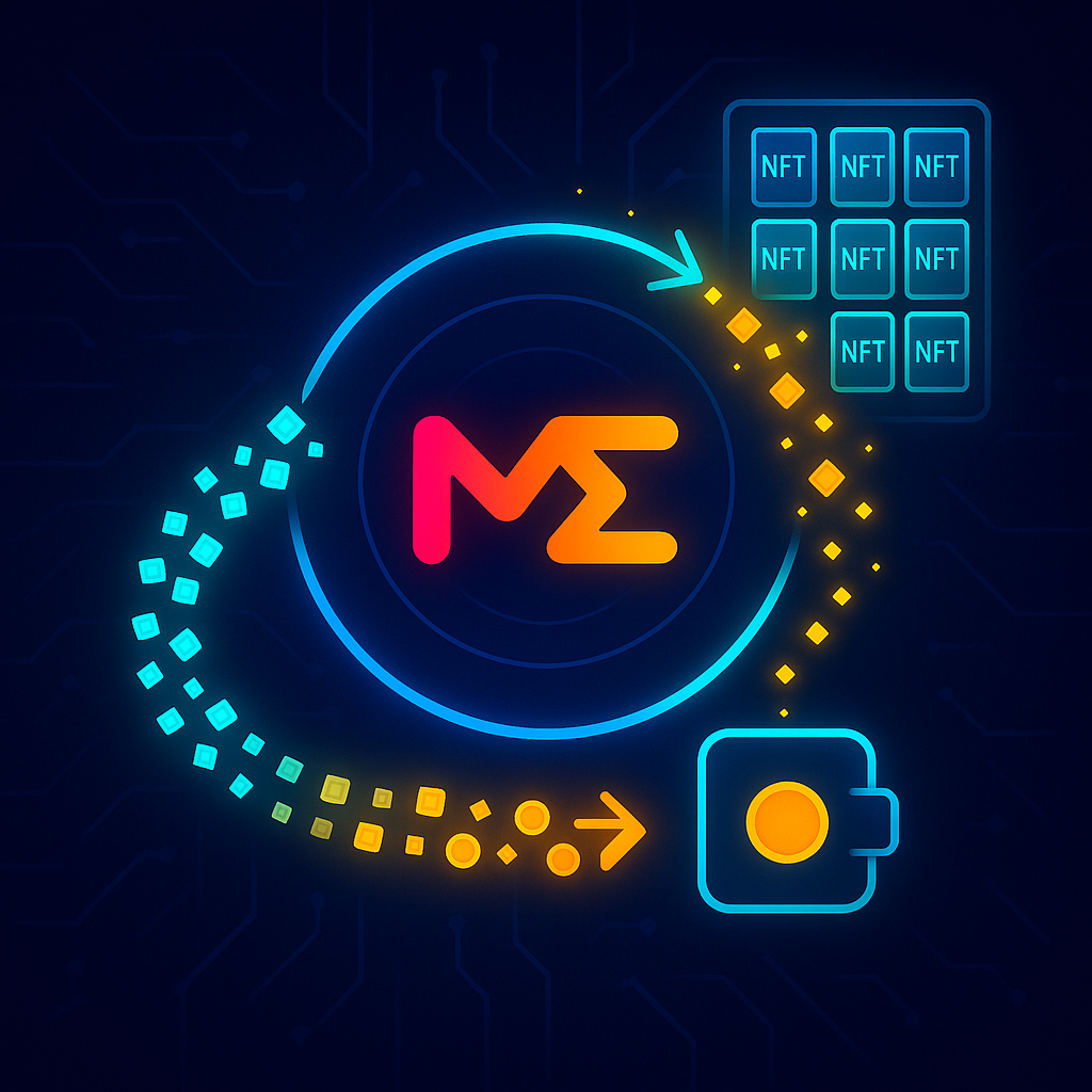 Magic Eden Rolls Out Buybacks: 30% of Fees Fuel ME Token and NFT Sweeps to Support Solana Creators