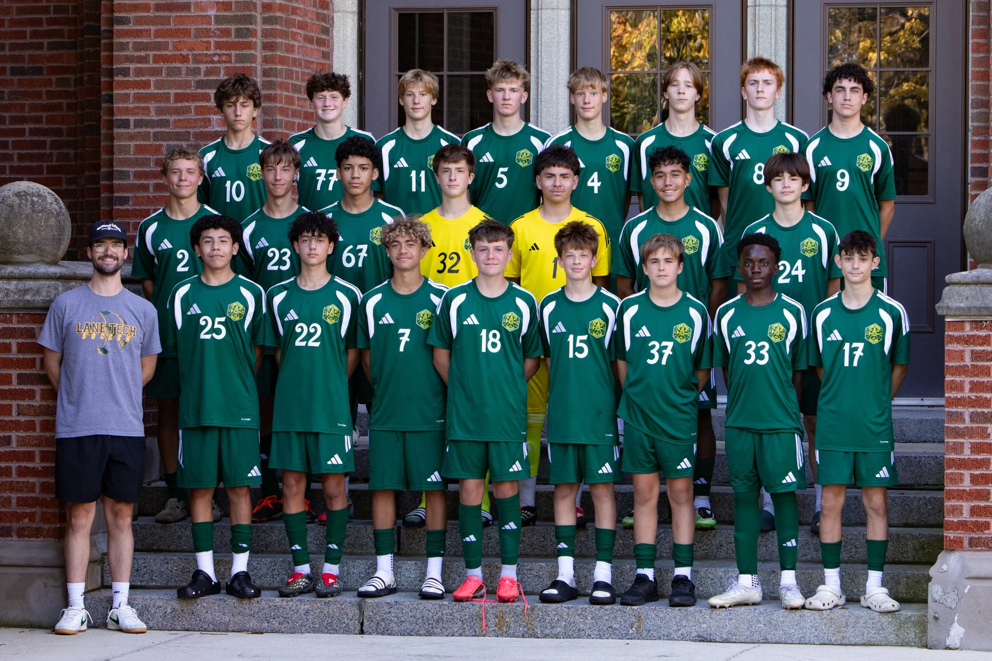2026 Lane Tech Boys Green Soccer team