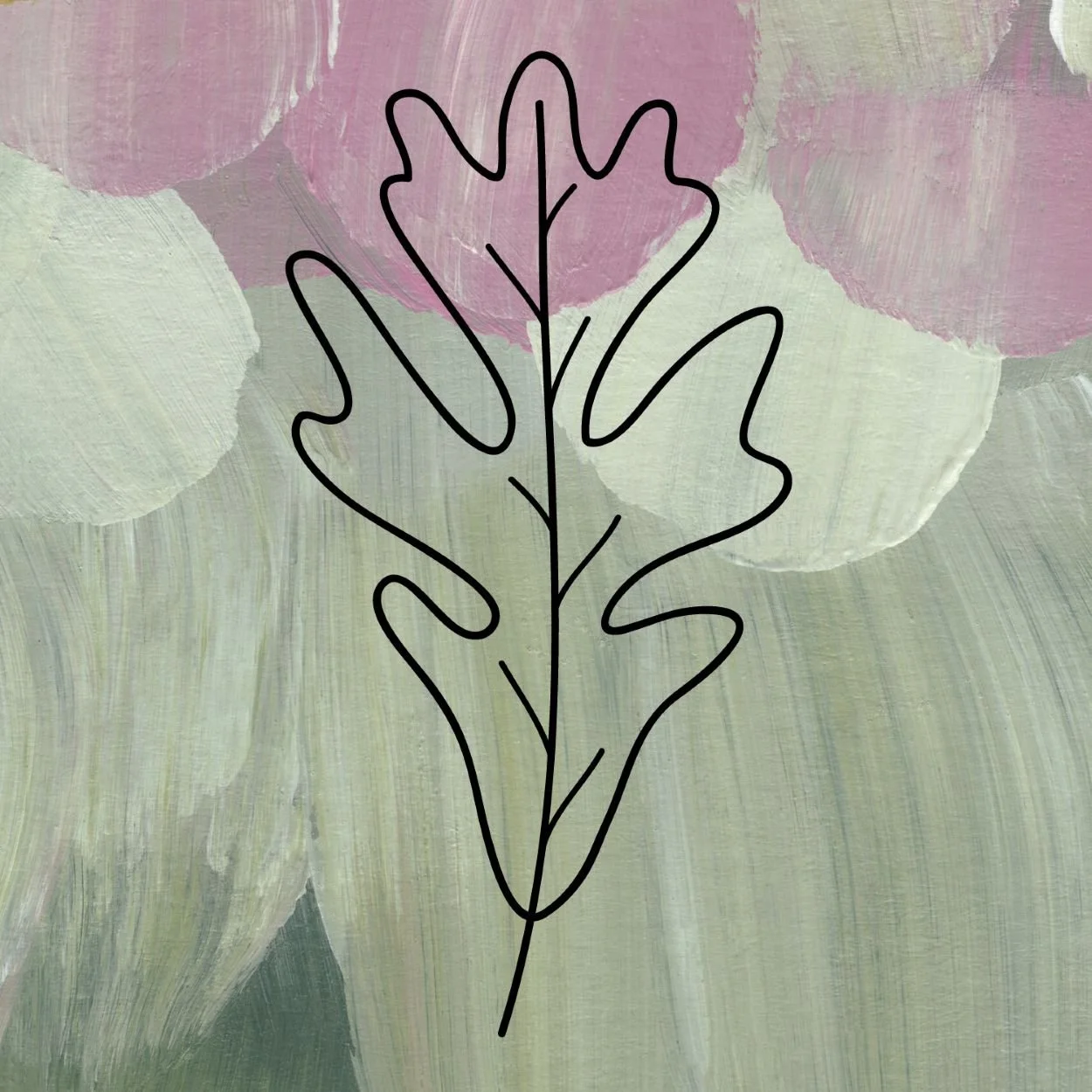 Maple leaf outline on collage background, linking to voice lessons for adults near Boston, MA.