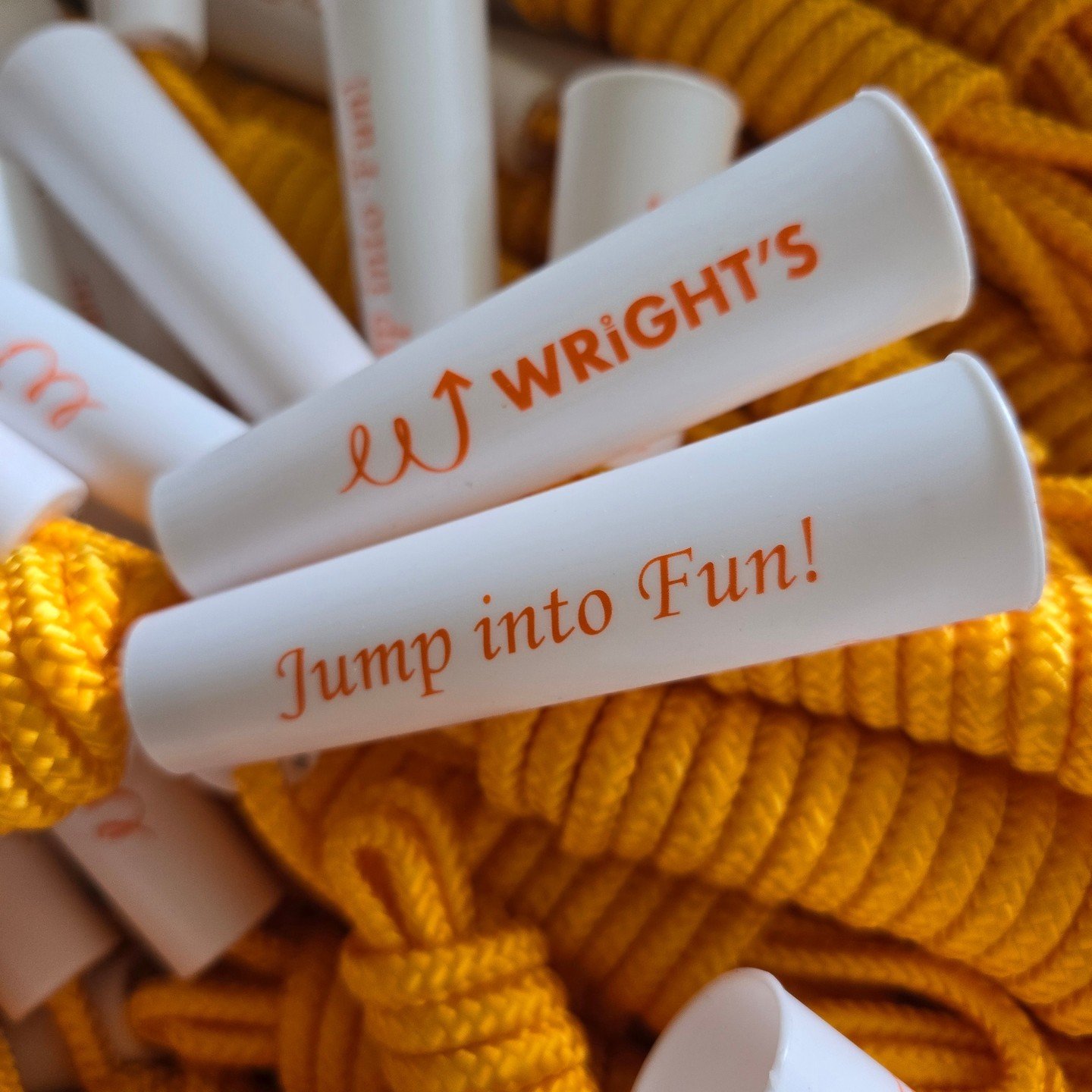 Thanks @wrightsgymnastics for the fun jump ropes, each attendee bag will include one for some summer fun! Don't miss out on a huge day of family fun: parent focused presentations, kids' workshops, and all the vendors you need to plan your next school